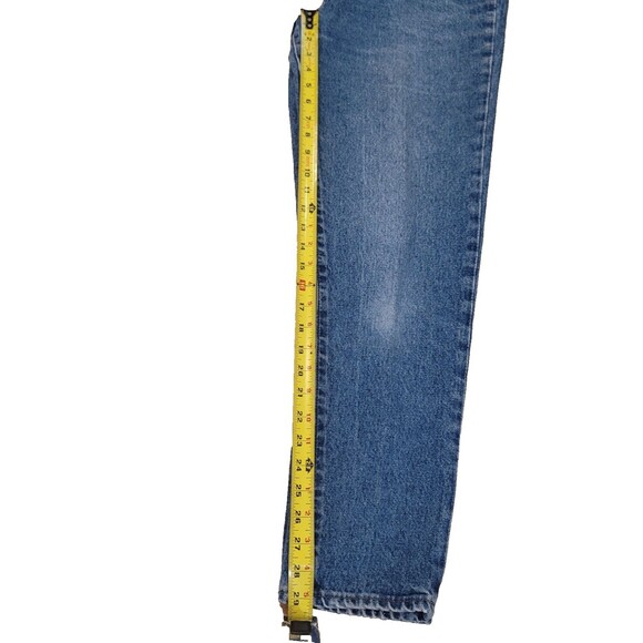 Vintage 1990s Levi's 505 Womens Jeans Size 12 Med Wash Mid Rise USA Classic West - Picture 5 of 16